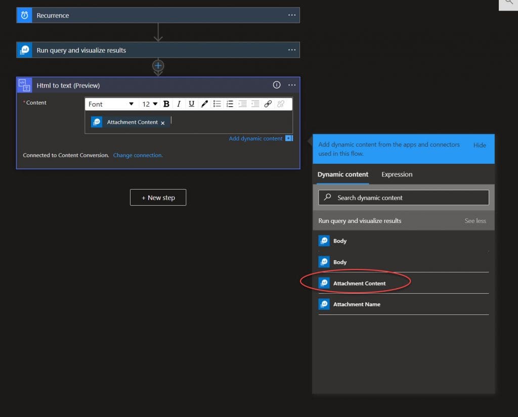 Azure Logic App Steps